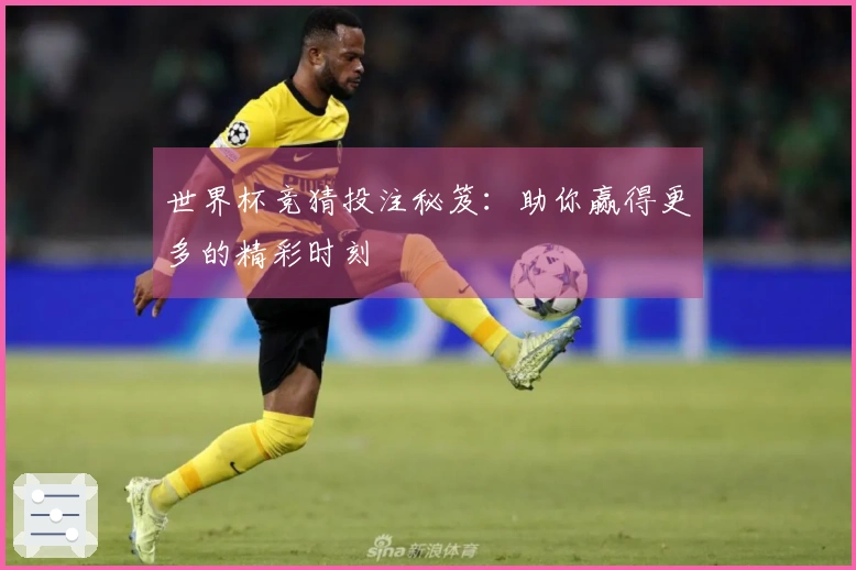 世界杯竞猜投注秘笈：助你赢得更多的精彩时刻